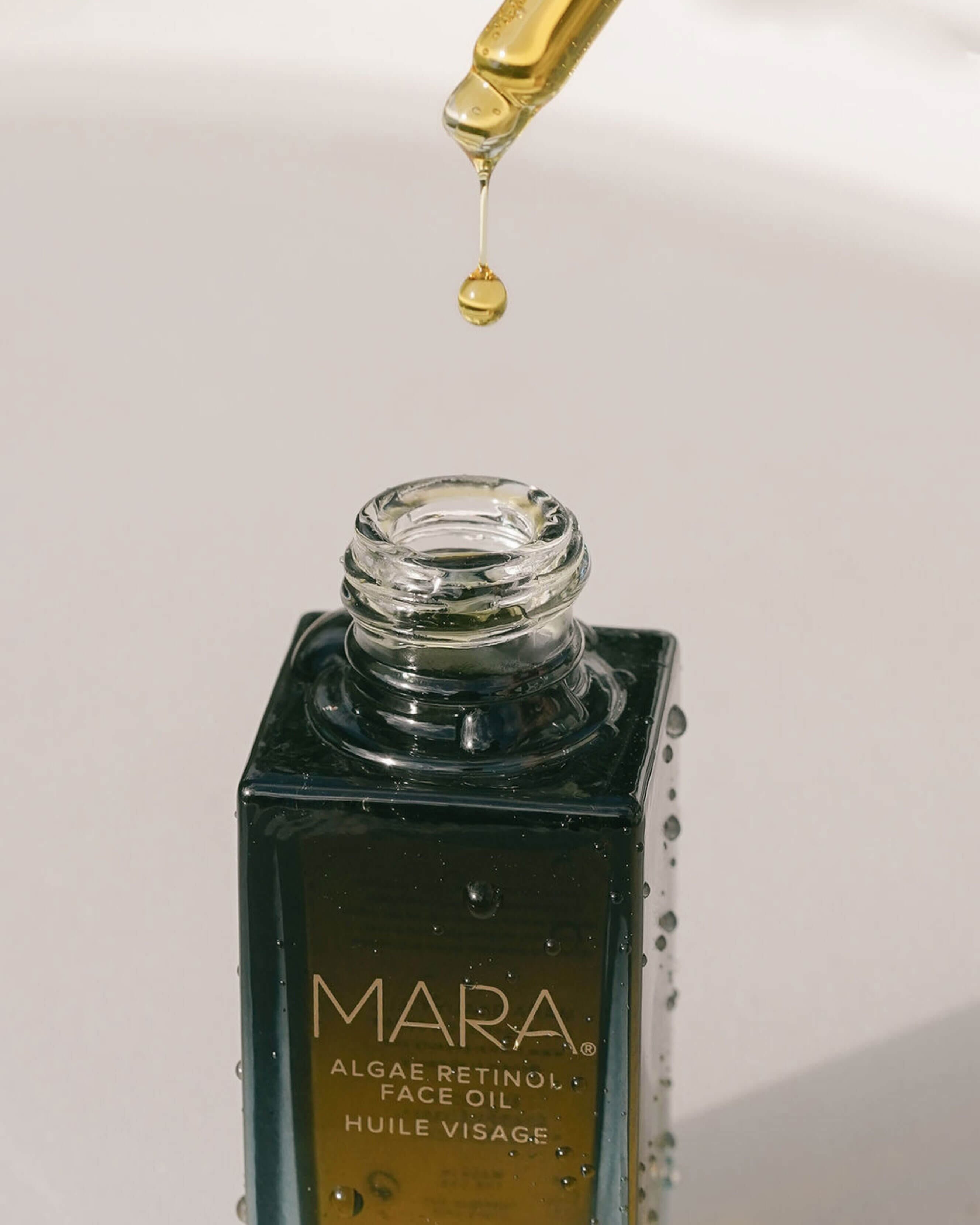 1.2% Clean Algae Retinol Face Oil for Anti-Aging and Wrinkles with Green Tea